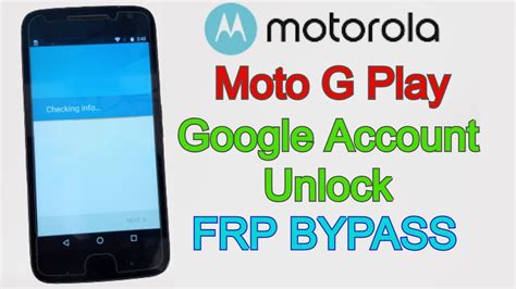 moto g play 2023 frp bypass